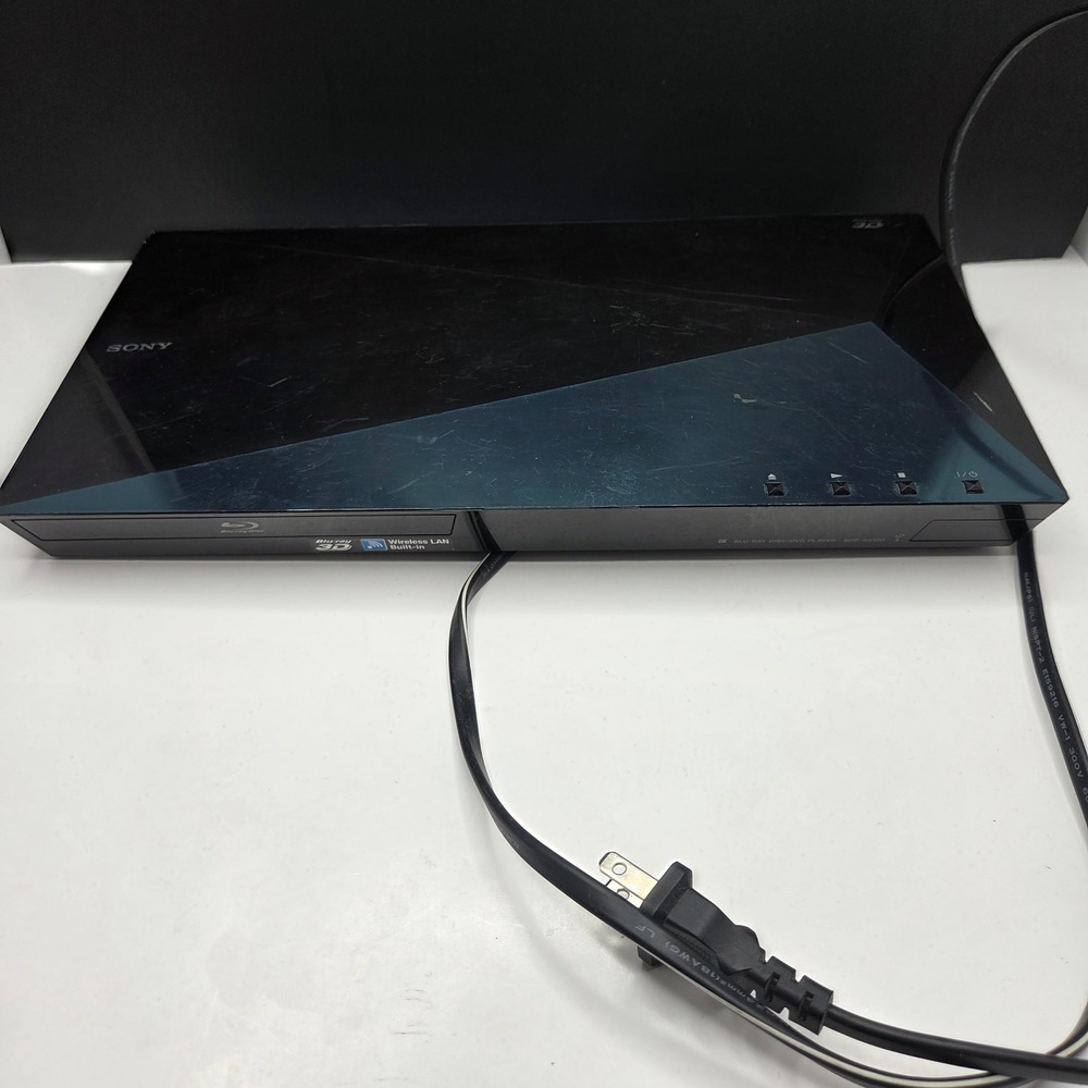 Sony Blu-ray Player BDP-S5100 3D Wi-Fi Streaming Black DVD Player No Remote